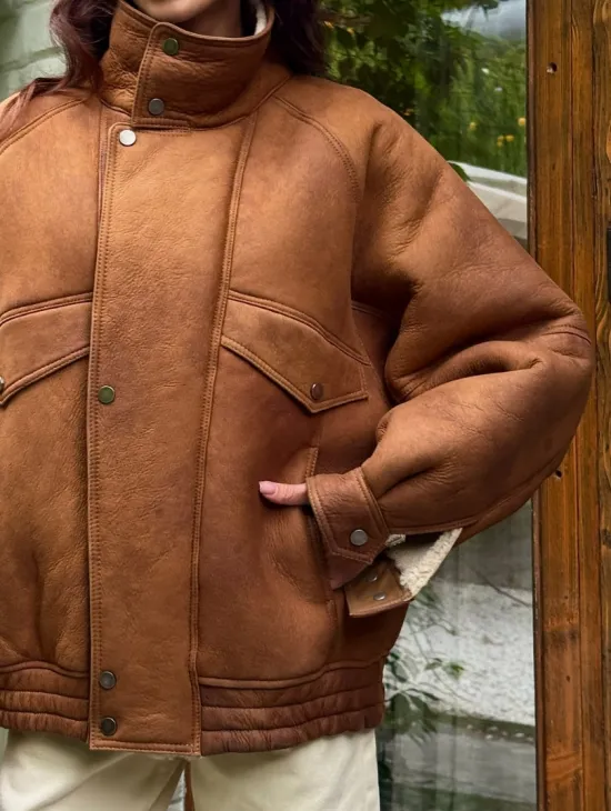 Дубленка женская 2026 - фото 1