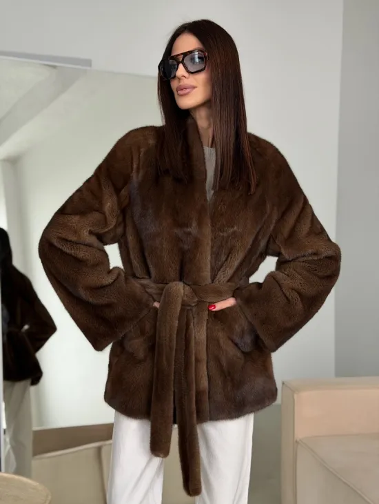 Модная норковая шуба 2026 - фото 6